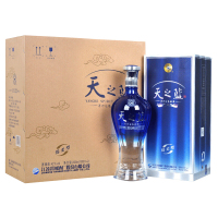 洋河(YangHe) 蓝色经典 天之蓝 42度 1000ml*2 整箱装 浓香型白酒 口感绵柔