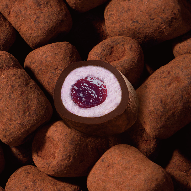 巧兮兮绵绵巧克力豆52g*3袋装 蓝莓味黑巧涂层棉花糖儿童休闲零食高清大图