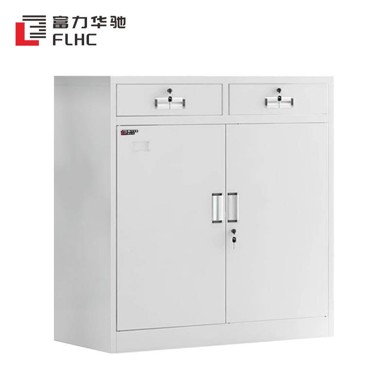 富力华驰 矮柜 900*850*390mm二斗下节柜 台高清大图
