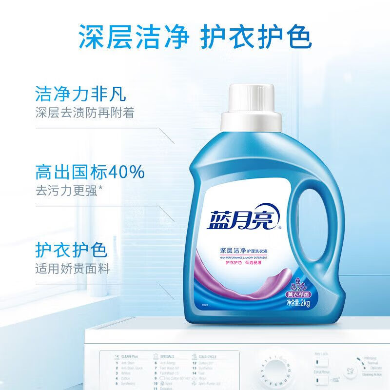 蓝月亮79型号经典礼包(洁净2kg*2+500g神器)新老款随机高清大图