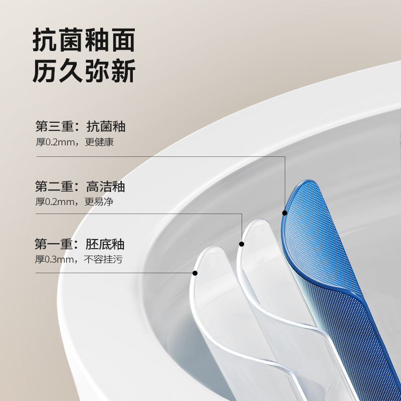 九牧(JOMOO)马桶小牧卫浴家用大冲力防臭陶瓷节水一体座便器3700抗菌釉面305mm坑距缓冲盖板-发顺丰高清大图