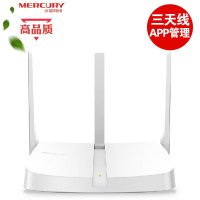 水星MERCURY无线路由器MW313R家用穿墙王三天线300M迷你智能WiFi信号放大器光纤宽带高速桥接移动WiFi增强 无线桥接300M兆迷你路由 移动联通电信全网通