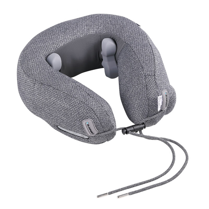 蓝宝(BLAUPUNKT)护颈按摩仪便携差旅肩颈热敷揉捏可拆洗按摩器BP-AM372D/凌空灰/礼邮外!高清大图