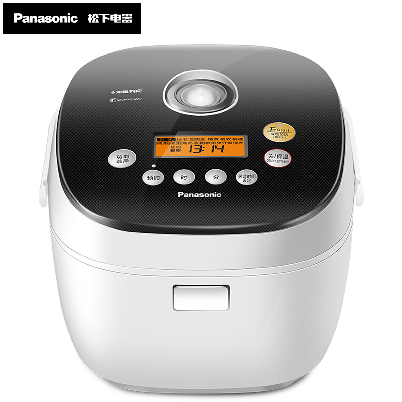 松下(Panasonic)电饭煲 SR-H10C1-K 3L/升(对应日标1L)智能预约 底盘加热 家庭用多功能 电饭锅