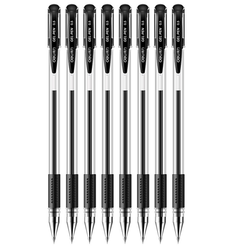 得力(deli) 中性笔(12支/盒 0.5mm)