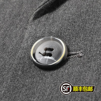 花花公子(PLAYBOY)春秋季新款一粒扣西服外套中青年商务休闲薄款西服韩版修身上班穿男装便西小西装外套