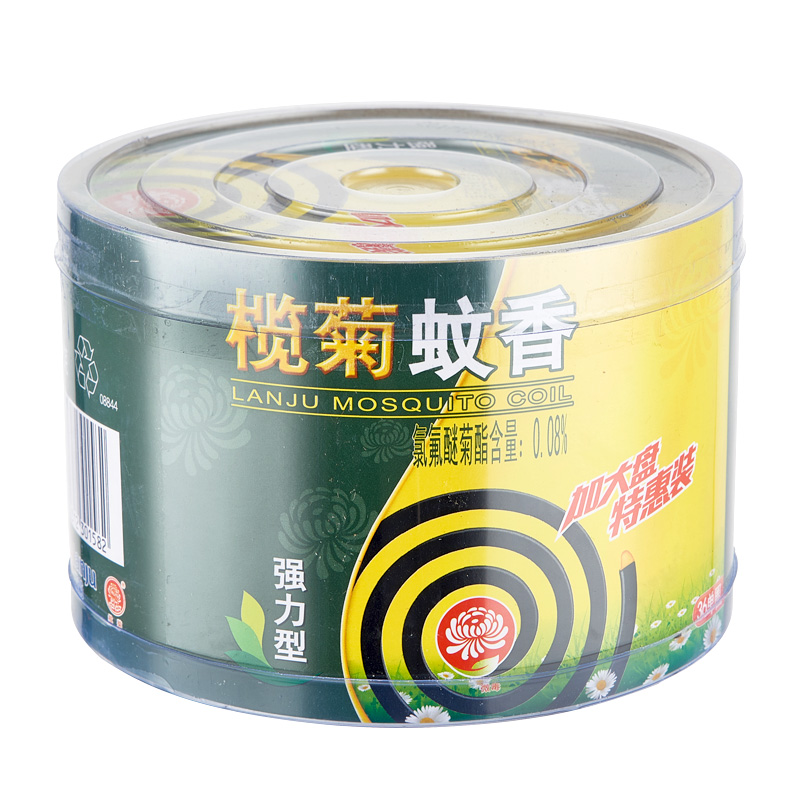 榄菊 蚊香强力型筒装加大盘36单圈 有效驱蚊防蚊 蚊香/蚊香液高清大图