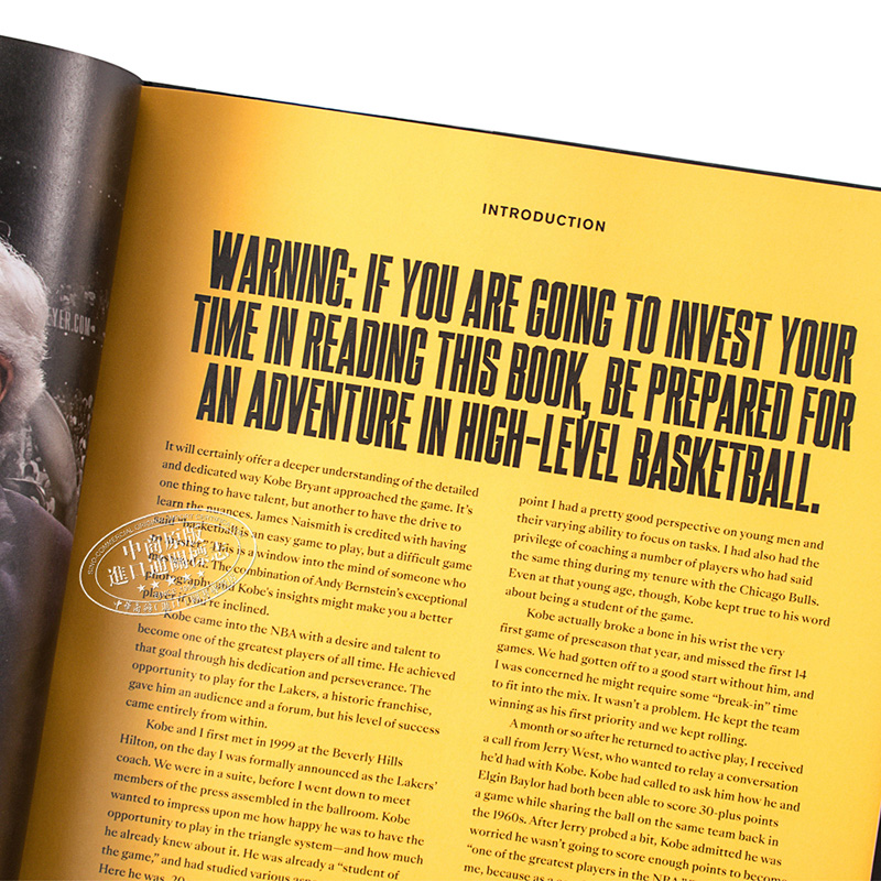 [正版]美版曼巴精神科比自传英文原版 Mamba Mentality How I Play Kobe Bryant 科高清大图