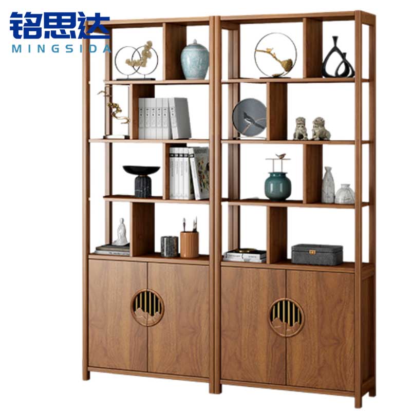 铭思达实木博古架160*30*200cm个高清大图