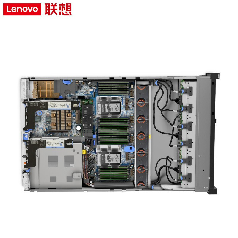 联想(Lenovo) SR658 机架式服务器 至强金牌6248R*2/256G/7.68T固态+16T机械