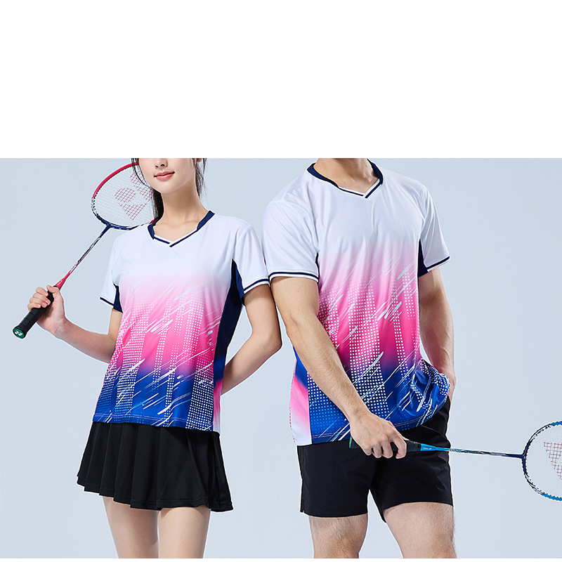 信柏合羽毛球服Y23/套高清大图