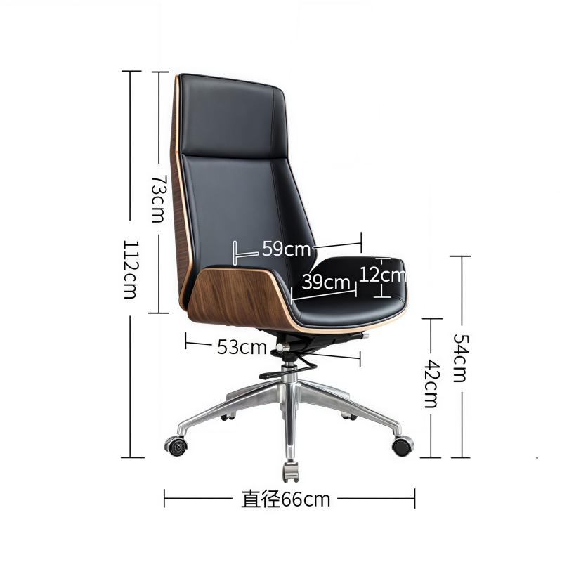 桃锦堂老板椅112cm把高清大图