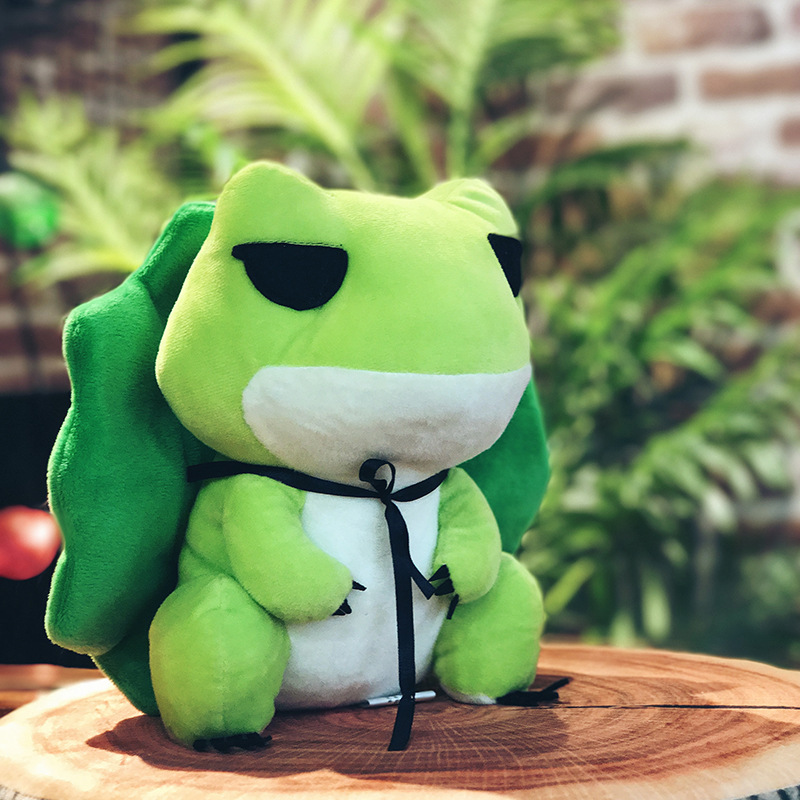 兔小宝旅行青蛙周边抱枕旅游的青蛙玩偶蛙儿子公仔女孩生日140cm绿