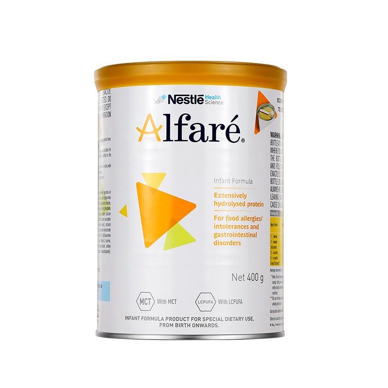 进口澳洲 Nestle雀巢 蔼儿舒 深度水解 婴幼儿奶粉 Alfare(0-2岁)400g
