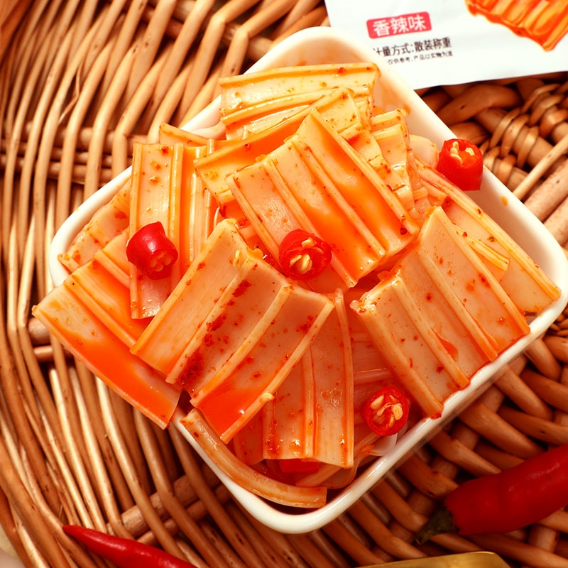 味滋源水晶凉皮麻辣小零食品独立包装香辣味粉皮脆爽辣条休闲小吃