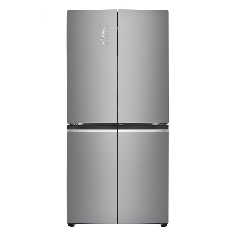 lg玺印冰箱grq23fgngm682升大容量原装进口敲立见对开门中门冰箱自动