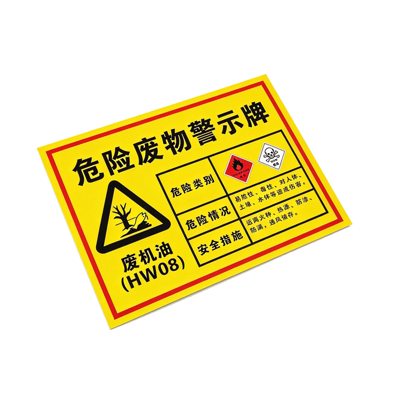 伽隽 危险废物警示牌 40*60cm 个高清大图
