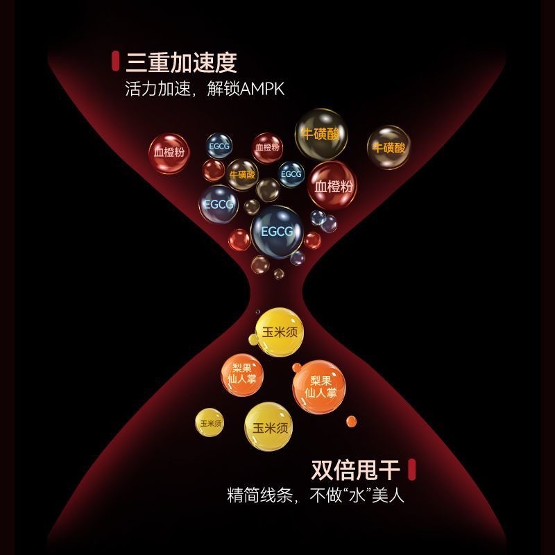 [5瓶]囤货 诺特兰德 多种维生素B血橙EGCG片烟酸叶酸牛磺酸女士复合b1b2b6官方正品旗舰店高清大图