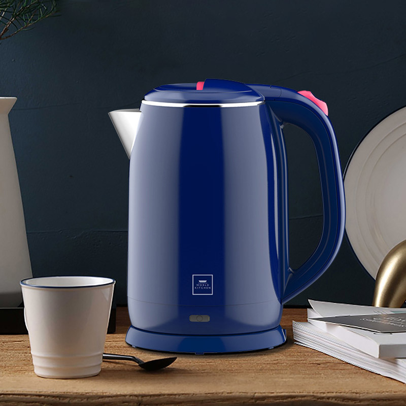 world kitchen wk-eltckt2l/kz 康宁电热水壶304不锈钢烧水壶2l大容量