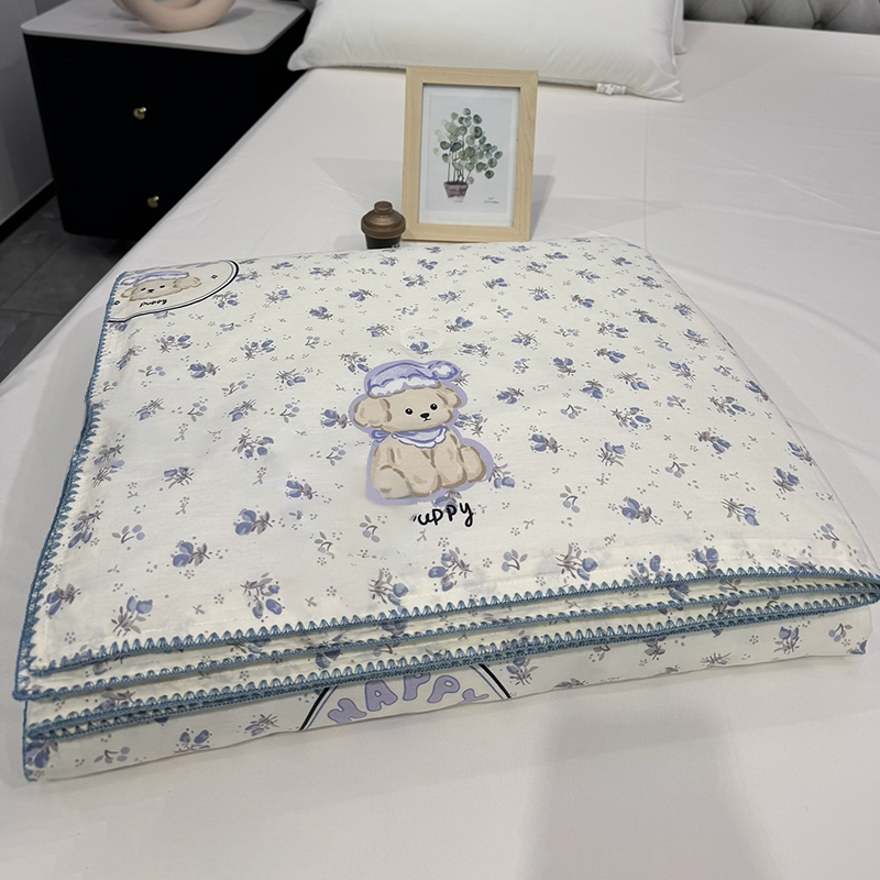 步宽 全棉40支S夏被空调被 160*210cm/床高清大图