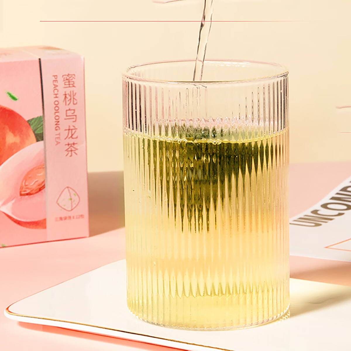 忆江南 蜜桃乌龙茶盒装 36g*1盒装高清大图