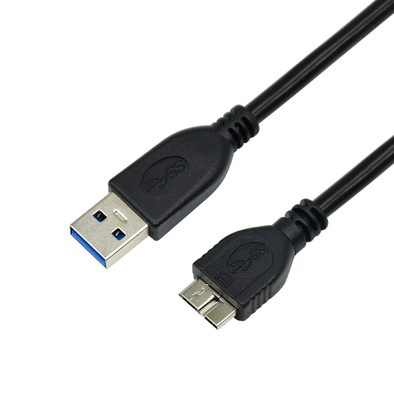 酷比客(L-CUBIC) USB3.0轉接線USBAM-Micro黑色0.5M