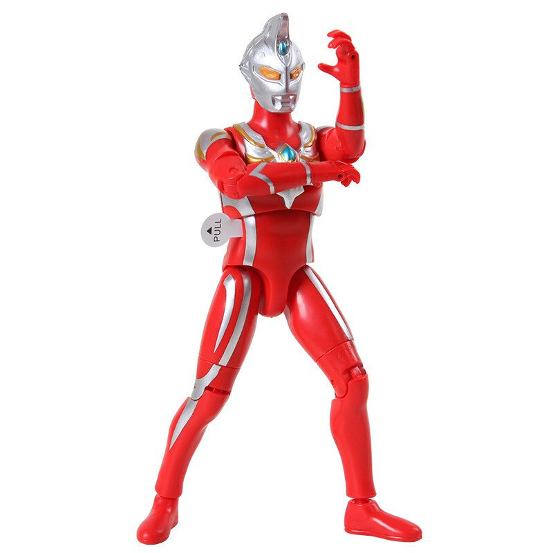 5厘米发声可动奥特曼玩具公仔 塑胶玩偶 麦克斯奥特曼67713