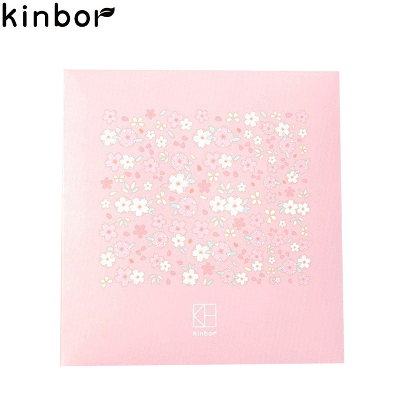kinbor文具套装DTB6542学生礼盒迪士尼商务手帐本周计划记事本+刺绣贴+印章+和纸胶带+便签本樱花系列办公