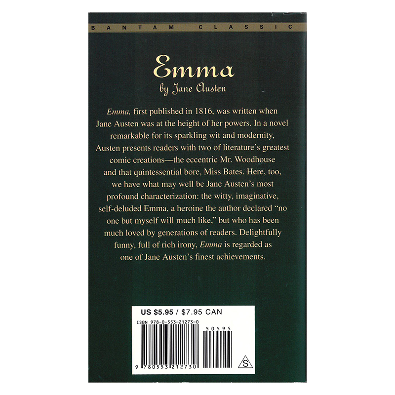 [正版]爱玛 英文原版 Emma 简奥斯汀 经典文学名著 课外阅读 英语学习 搭傲慢与偏见 理智与情感 劝导 简爱 呼高清大图