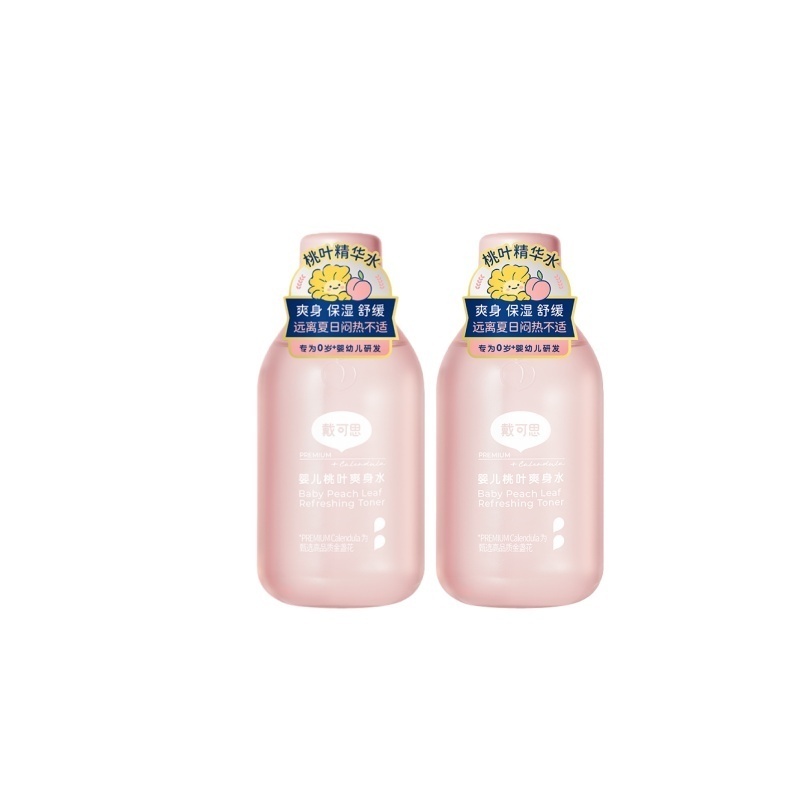 戴可思爽身桃子水150ml*2瓶