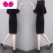 七斓包臀连衣裙赫本风小黑裙2023春季新款轻熟职业套装OL通勤裙子女装