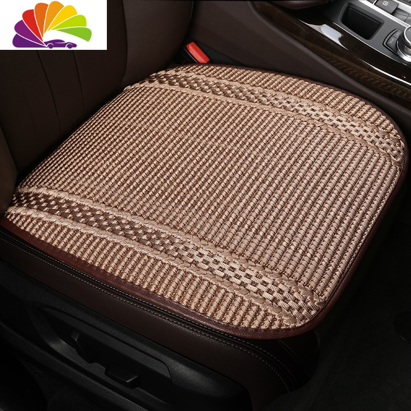 舒适主义四季冰丝无靠背汽车坐垫单片三件套夏季防滑透气单座垫屁屁