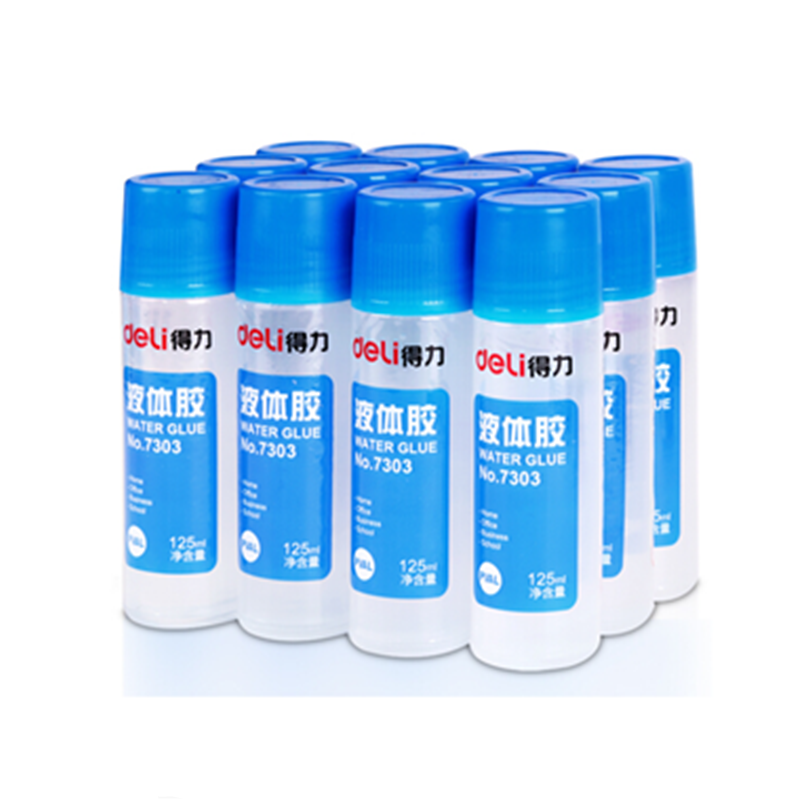 得力(deli)7303大瓶液体胶水125ML胶水单瓶装