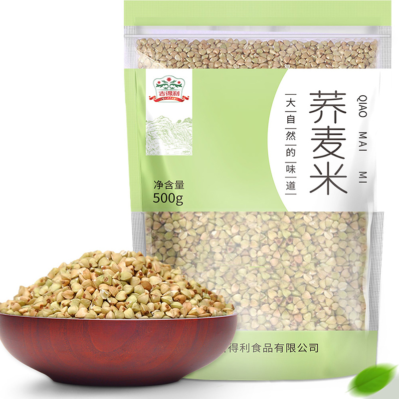 吉得利 荞麦米500g 荞麦仁三角麦一级东北特产无添加五谷杂粮新米粥伴侣