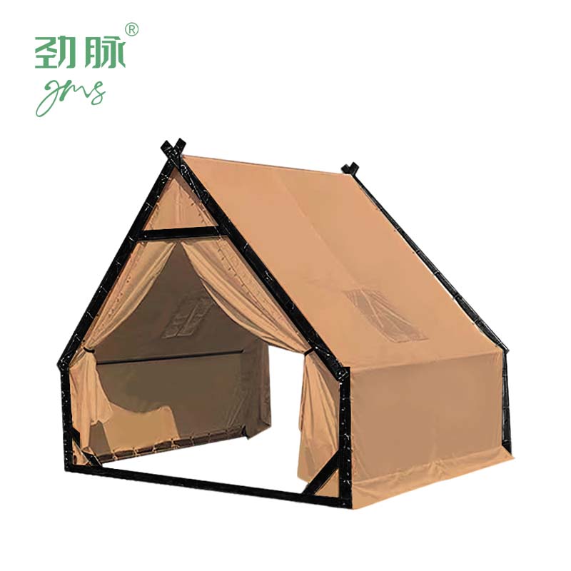 劲脉 露营星空帐篷 米黄色-2*2*2.5M 顶高清大图