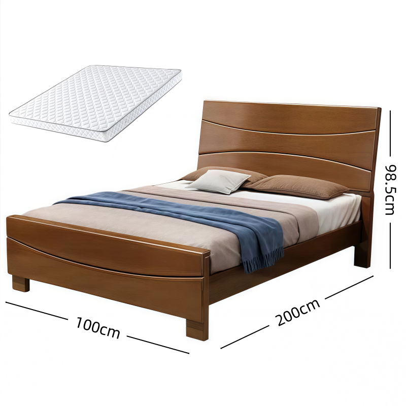 铭思沃床含床垫高清大图