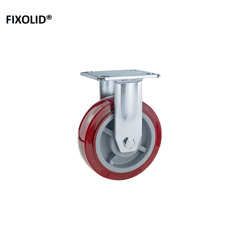 FIXOLID 枣红轮 定向轮6寸 个