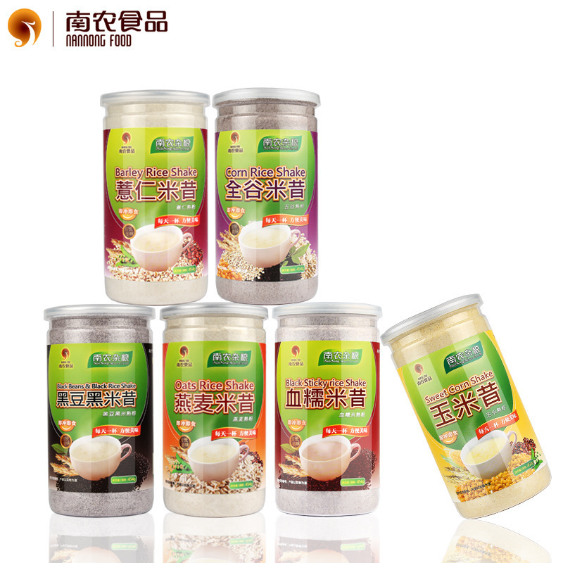 南农食品 米昔六罐装 含蔗糖中老年人米糊状流食 营养健康代餐粉 454g*6罐