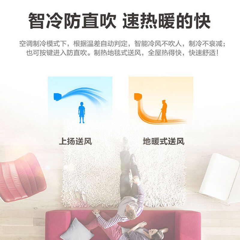 海尔(Haier)1.5匹变频新1级健康自清洁WiFi智控冷暖家用卧室挂机空调KFR-35GW/06KAA81U1金色