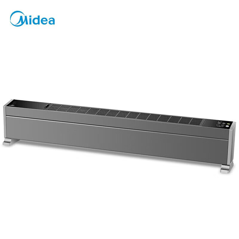 美的(Midea)踢脚线取暖器 移动地暖电暖器节能干衣加湿卧室暖风机暖气片低噪遥控居浴两用防水地暖器 NDY-LSX