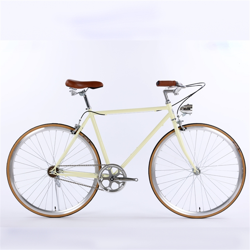 闪电客复古死飞自行车男女款倒骑刹学生变速单速车英伦