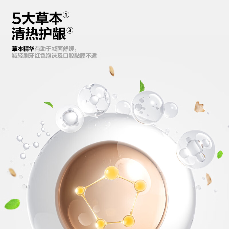 oralshark参半口腔鲨鱼深导白美白牙膏益生菌洁净口腔去渍增白清新口气120g高清大图