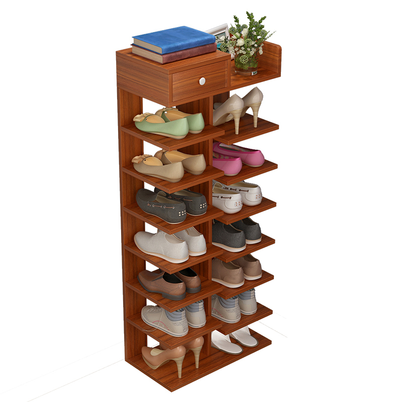 皇豹鞋架子小号简易家用进门口转角经济型小型窄小迷你鞋柜收纳置物架