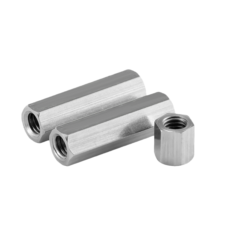 冰匠 304不锈钢六角加长螺母 只高清大图