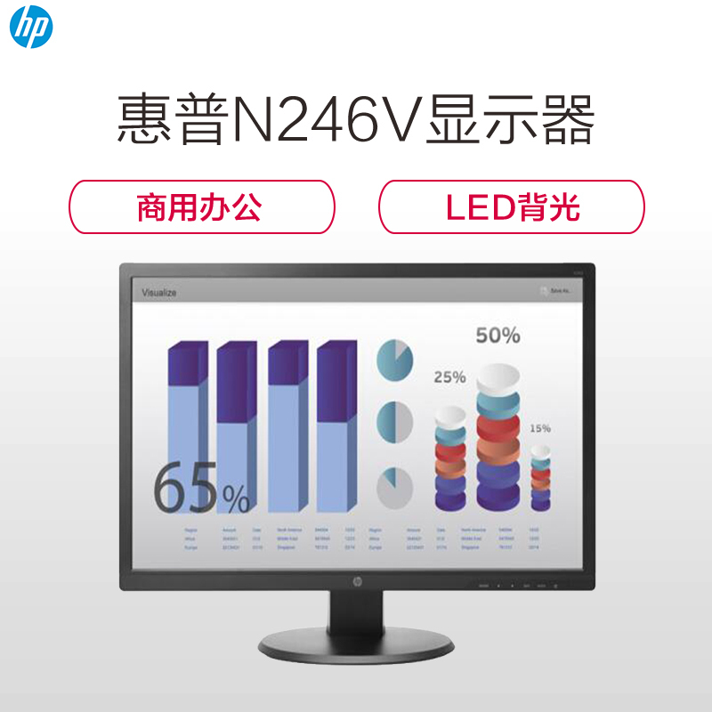 惠普(HP) N246V 23.8寸液晶显示器 SC