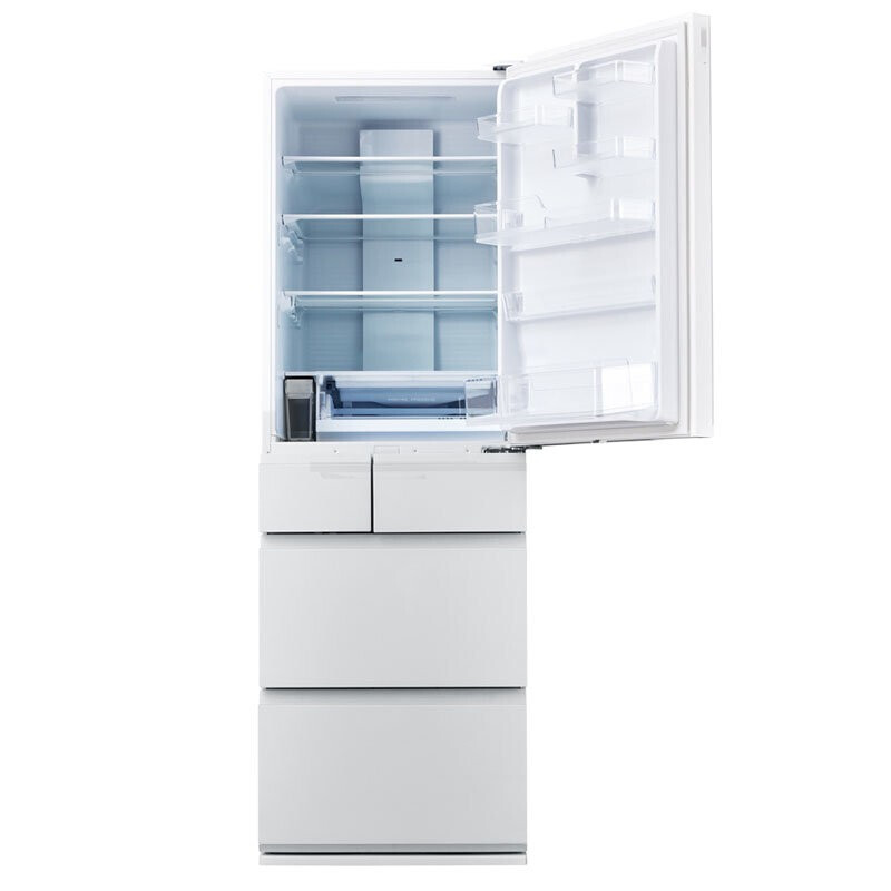 松下(Panasonic)NR-E452SX-W 435升纳诺怡X除味 -3℃微冻 快速自动制冰机 智能语音控制 白色