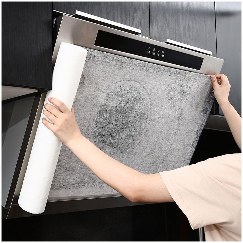 抽油烟机吸油纸厨房油烟过滤纸免清洗防油罩防烟耐高温油烟过滤网2包