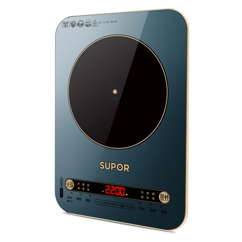 苏泊尔(SUPOR)ZMD安心系列电磁炉 炫彩面板 四角C型圆弧防磕 电磁炉- C22-IH99高清大图