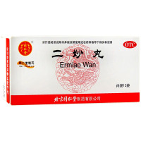 同仁堂 二妙丸 6g*12袋/盒 湿热下注 外阴炎 月经不调 调经止痛