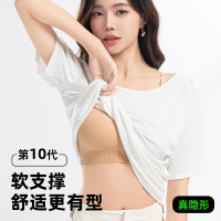 猫人特调粉底液内衣女士无痕隐形肤色收副乳提拉无钢圈文胸罩大码
